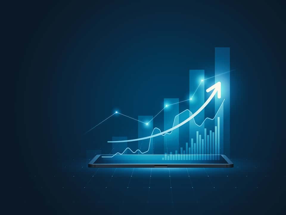 growth arrow financial graph